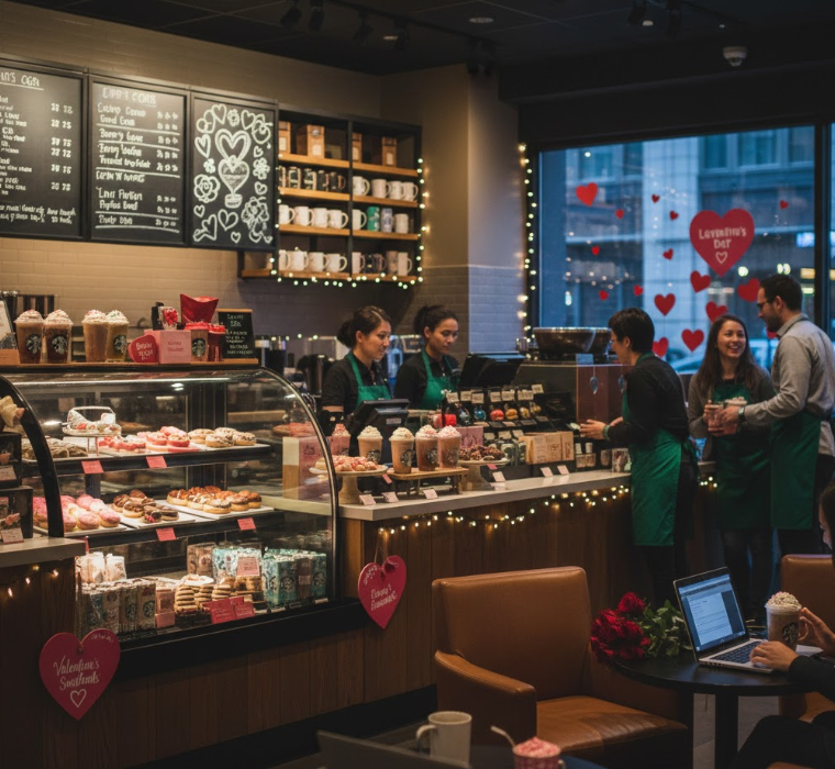 スタバ　バレンタイン