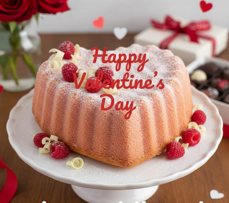バレンタイン シフォン ケーキ