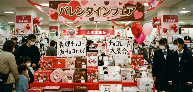 しまむら　バレンタイン